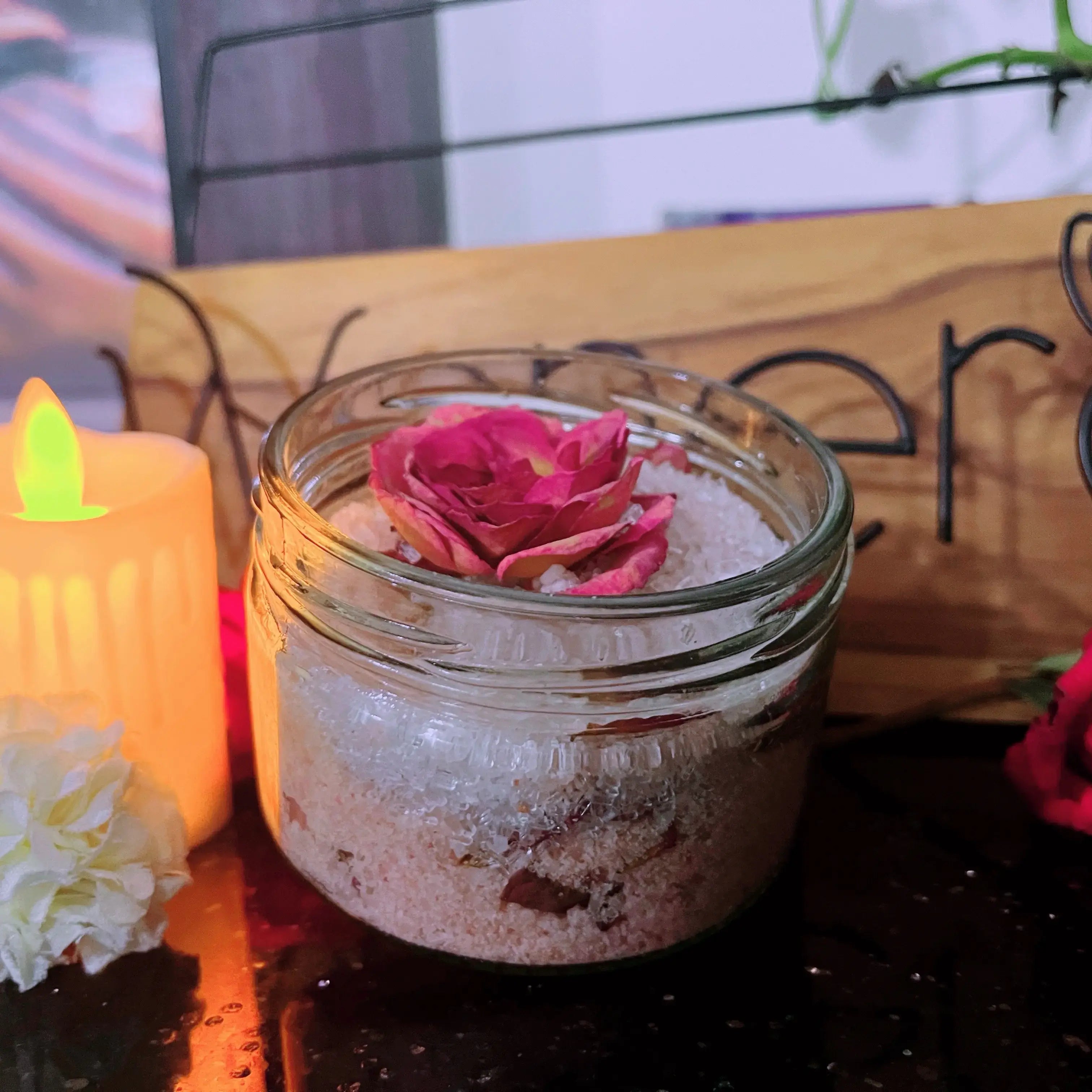 Bath Salt - Enriched with Rose Oil