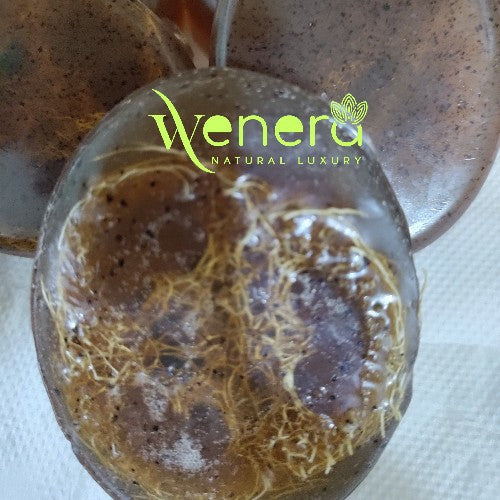 Papaya cinnamon scrub soap